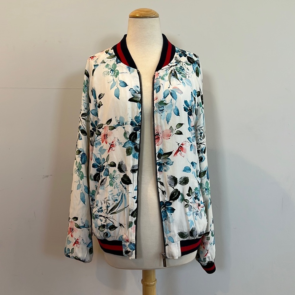 Sanctuary Floral Bomber Jacket